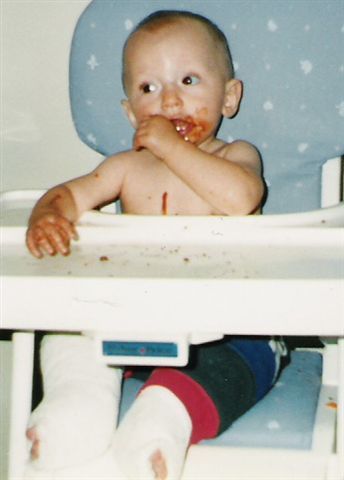 first time eating spaghetti