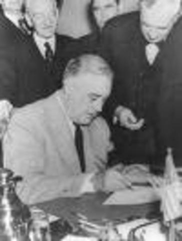 the japaneese sighned a treaty