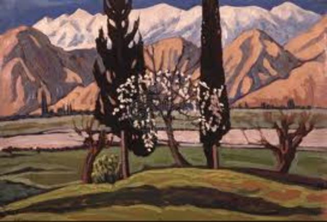 Σπάρτη. Τρόπος κατασκευής    Λάδι σε χαρτόνι Διαστάσεις    48 x 68 cm