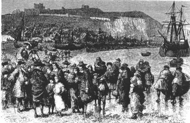 persecuting of the hugnots