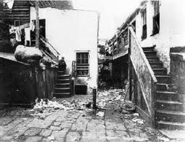 Judy is kicked out of the apartment building because her father has not been there to pay the rent.