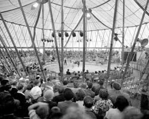 Judy's father finds her at the circus.