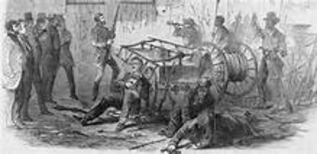 John Brown's raid on Harper's ferry.
