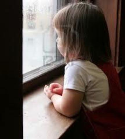 Judy's father takes her away from her mother and sisters.