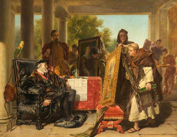 Charles V Gives Up His Title