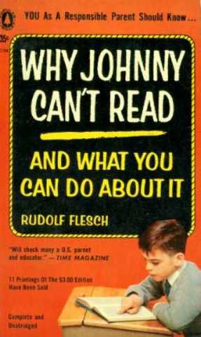 Why Johnny Can't Read and What You Can Do About It