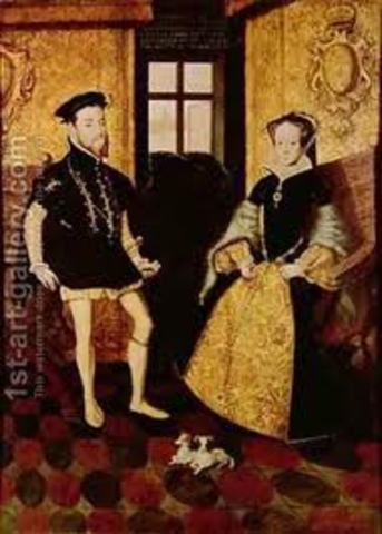 Philip marries Mary Tudor