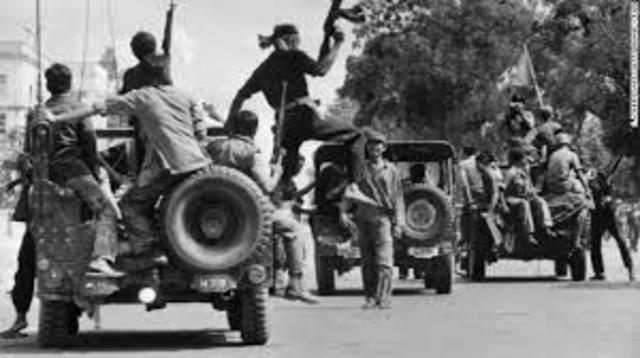 KHMER ROUGE TAKES OVER CAMBODIA