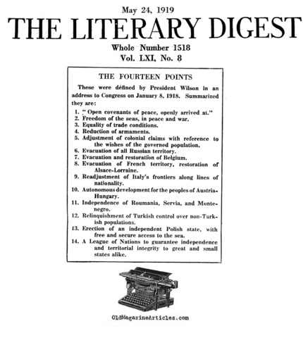 "Fourteen points" speech