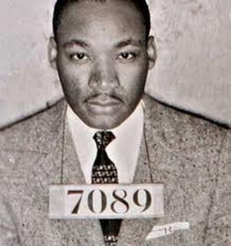 Martin Luther King Arrested
