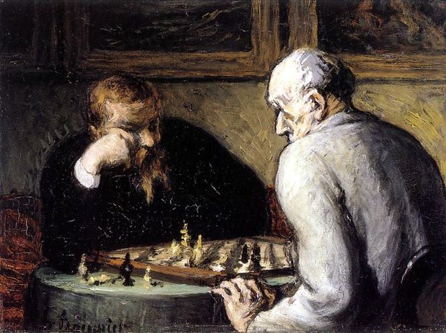 Honoré Daumier, Οι σκακιστές