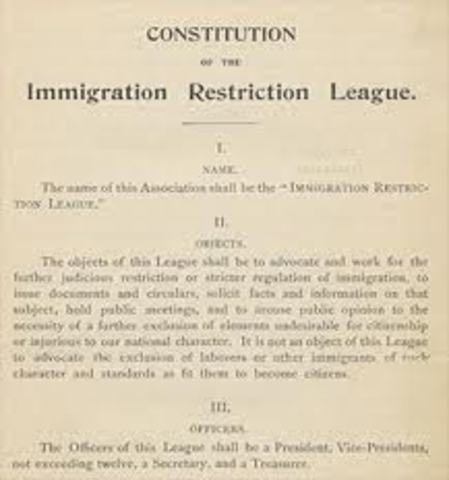 Imigration Restriction League