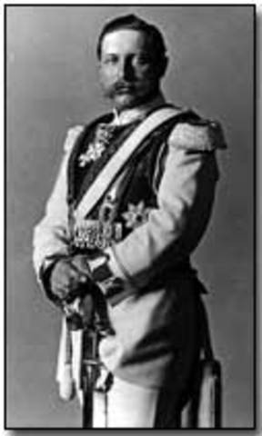 Kaiser Wilhelm I takes the throne of The German Empire