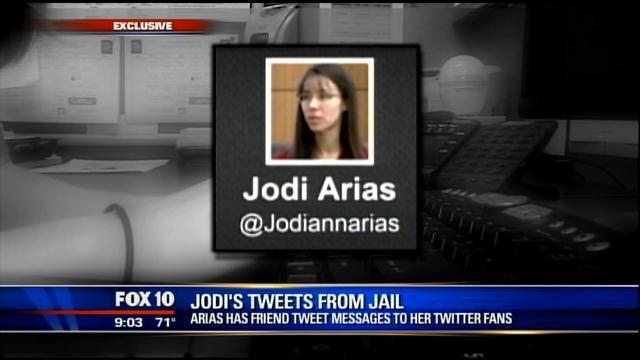 Jodi Arias operating Twitter page from jail with outside help