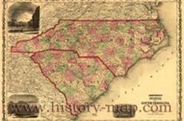 The Carolinas, Founded by: Charles 2nd, Reason it was founded by: hoped that it would keep France and Spain out of the area