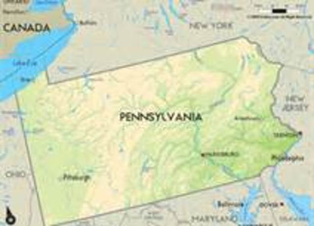 Pennsylvainia, Founded by: William Penn, reason it was founded: for religous freedom