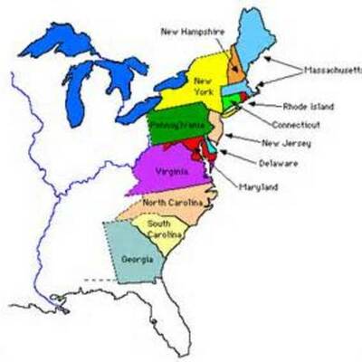 Timeline: The 13 Colonies
