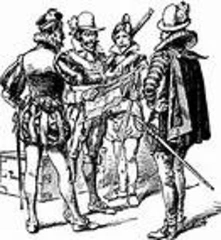 ) The start of Colonial Immigration; the English settlers arrived to America