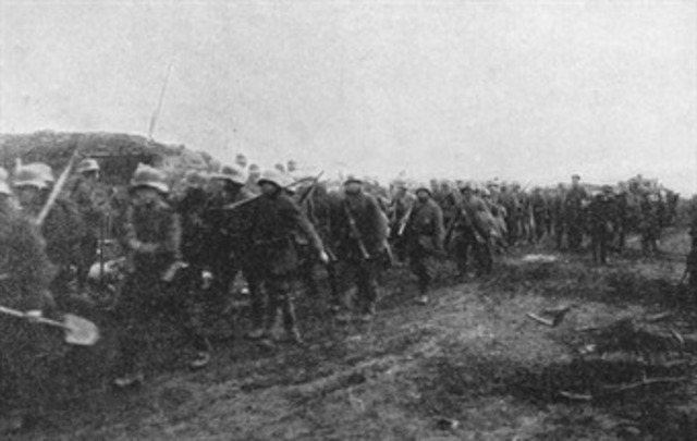 Germany started an offensive in Flanders