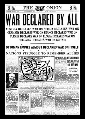 World War 1 begins, but US is neutral