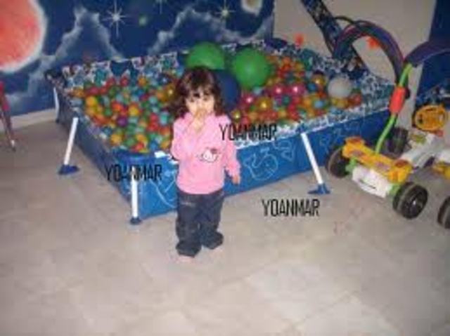 Cumplí 2 anos y lo celebré en el patio de mi casa