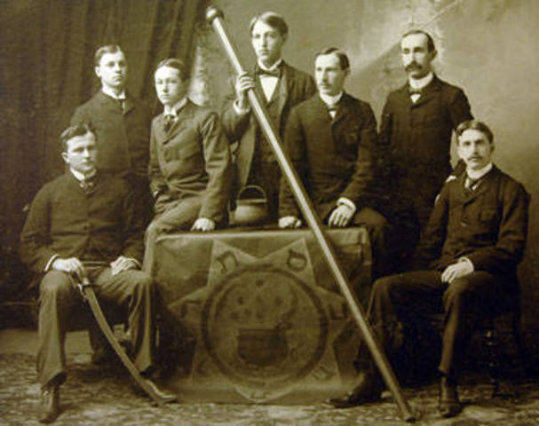 The protestants form secret societies