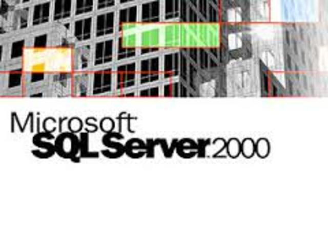 Creacion de Microsoft SQL Server 2000