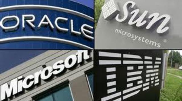 Compañías que dominan el mercado de las bases de datos