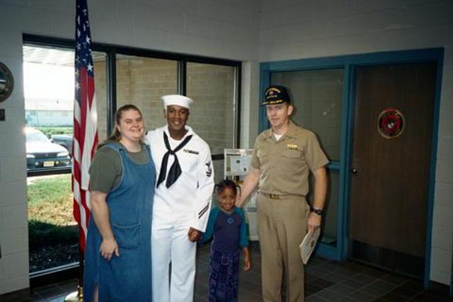 Dad goes back into the Navy