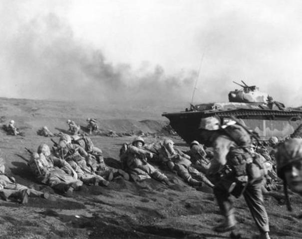US landings on lwo Jima