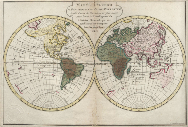 Publication "Atlas de l'histoire des deux Indes"