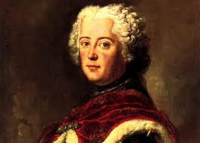 frederick begins reign of prussia