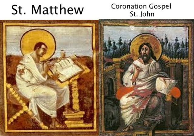 Palace School - St Matthew / Coronation Gospels & St. John