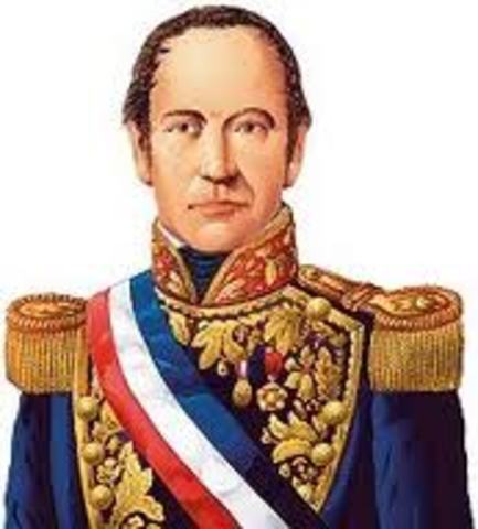 José Joaquín Prieto presidente de Chile