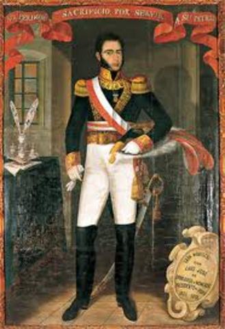 Gobierno de Orbegozo hace fracasar la rebelion de Gamarra.