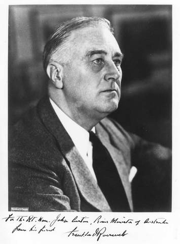 In a letter to President Roosevelt