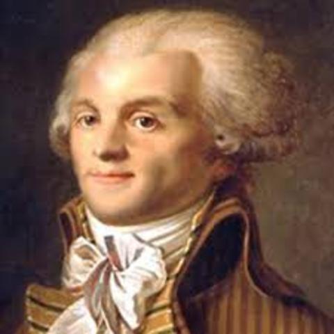 Robespierre Gives a Speech