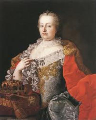 Maria Theresa inherited the throne.
