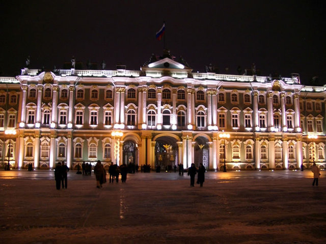 The Winter Palace is taken by the Bolsheviks