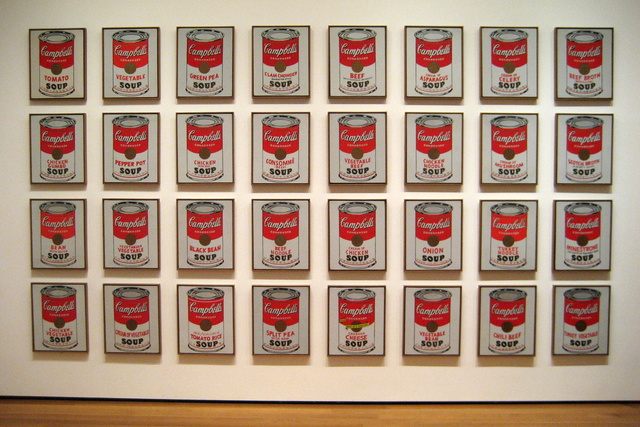 Cambell's Soup Cans- Andy Warhol