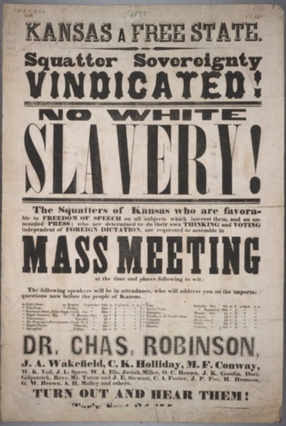 The Kansas–Nebraska Act of 1854 and Bleeding Kansas