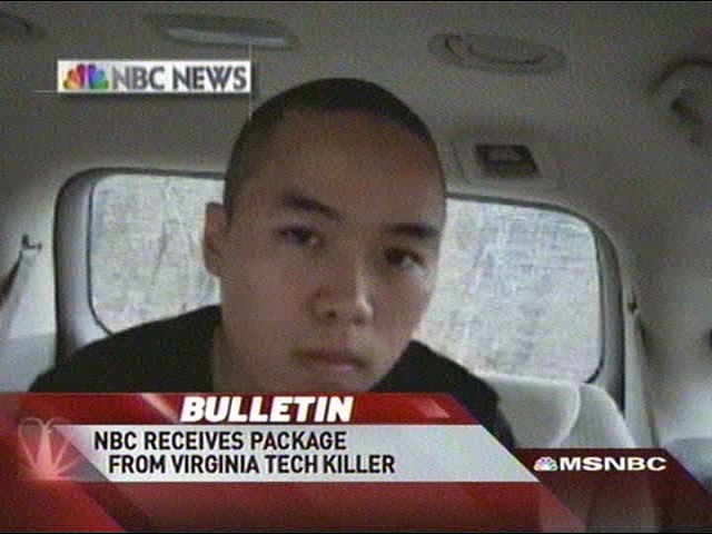 A student on Virginia Tech Campus goes on a killing spree