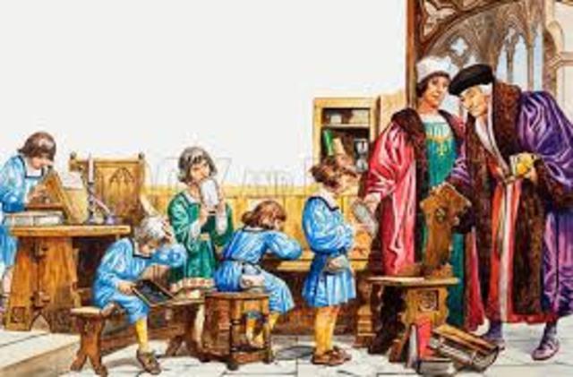 CATHEDRAL SCHOOLS IN MIDDLE AGES