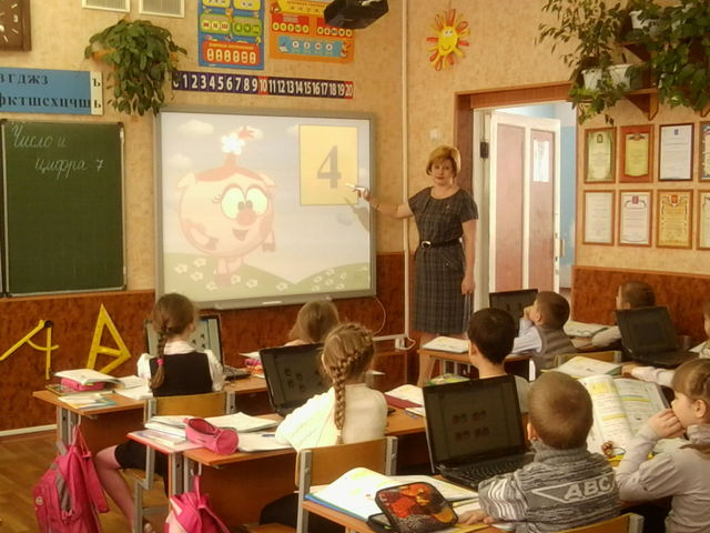 Урок в начальном классе