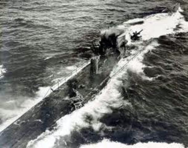 First Japanese merchant ship sunk by a U.S submarine