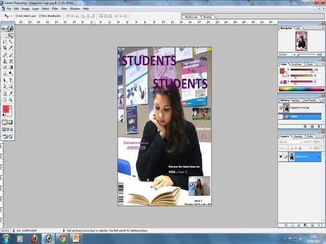 School magazine preliminary