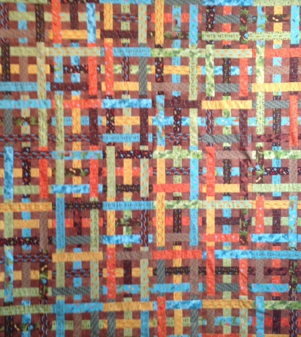 Simply Woven top completed