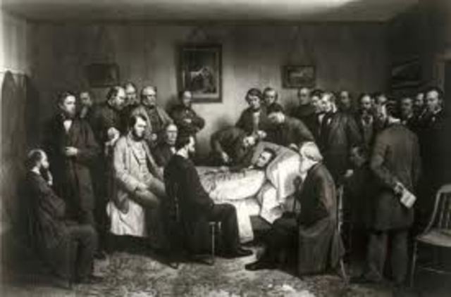 President Lincoln dies
