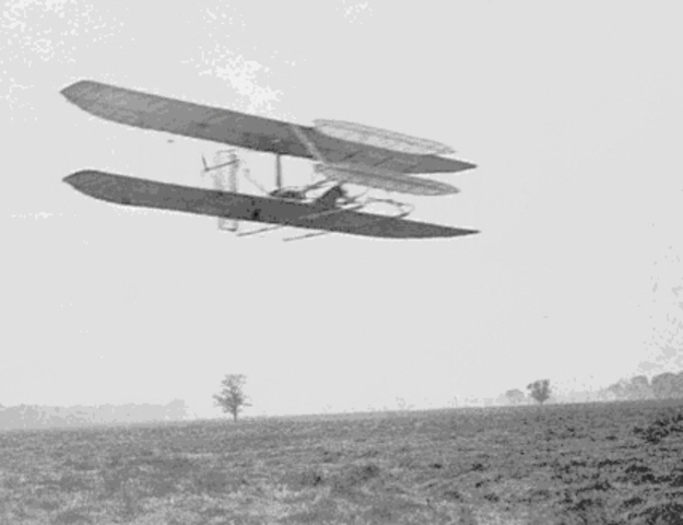 Wright brothers make first flight
