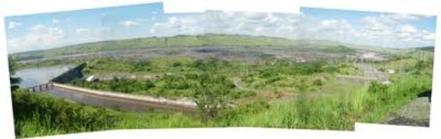 Inga 1, First Dam built